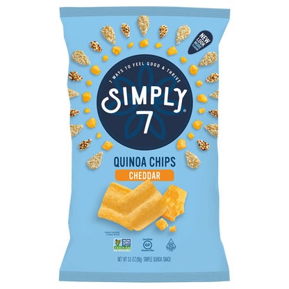 Simply 7 Quinoa Chip Cheddar / 99g
