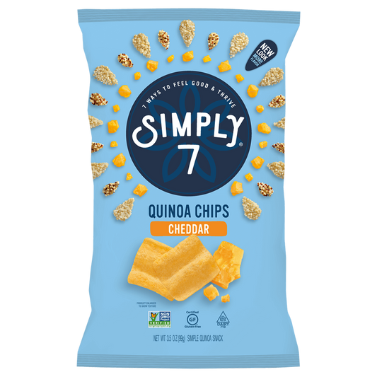 Simply 7 Quinoa Chip Cheddar / 99g