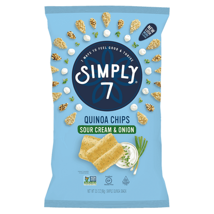 Simply 7 Quinoa Chip Sour Cream & Onion / 99g
