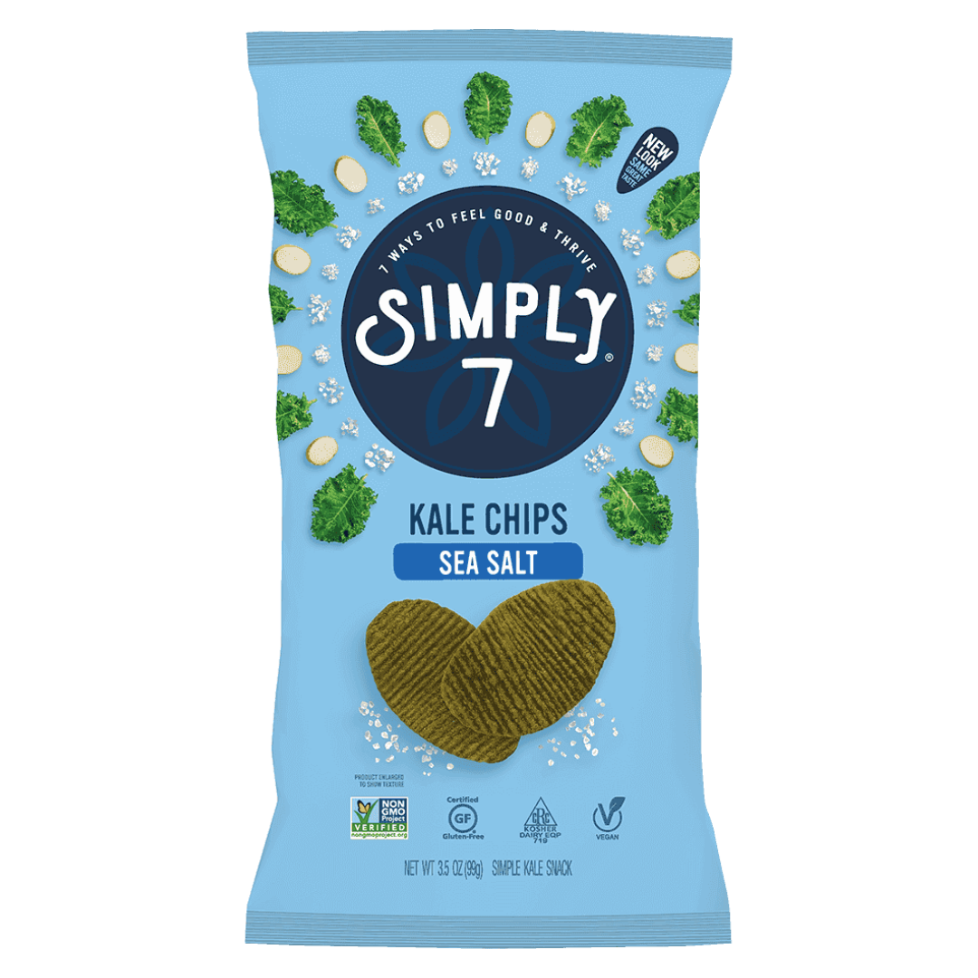 Simply 7 Sea Salt Kale Chips / 99g