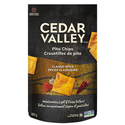 Cedar Valley Classic Spice Pita Chips / 180g