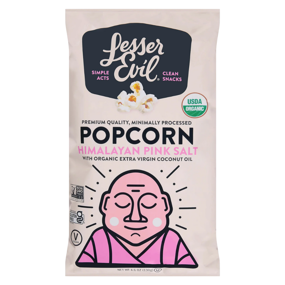 Lesser Evil Himalayan Pink Salt Popcorn / 142g