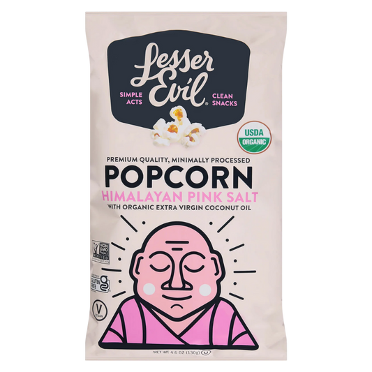 Lesser Evil Himalayan Pink Salt Popcorn / 142g