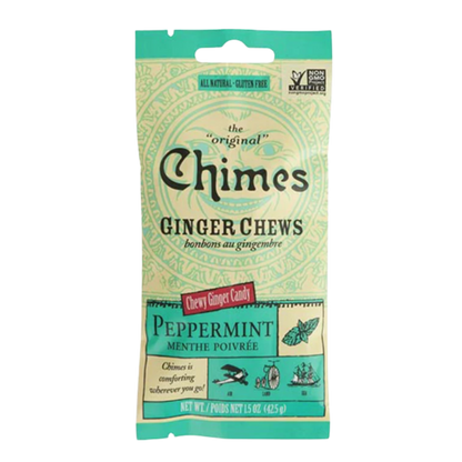 Chimes Peppermint Ginger Chews / 42.5g