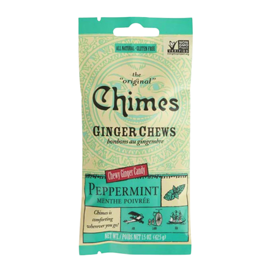 Chimes Peppermint Ginger Chews / 42.5g