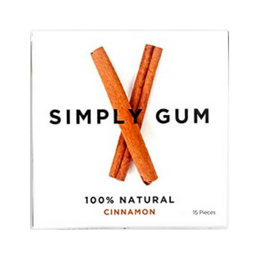 Simply Gum Gomme à mâcher naturelle à la cannelle / 15ct