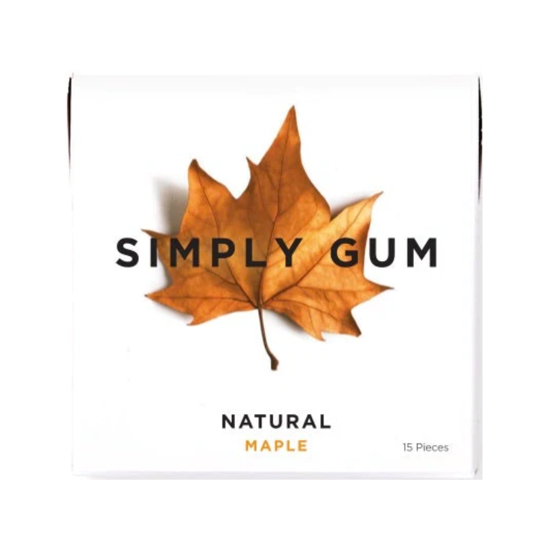 Simply Gum Maple Natural Chewing Gum / 15ct