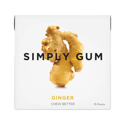 Simply Gum Ginger Natural Chewing Gum / 15ct