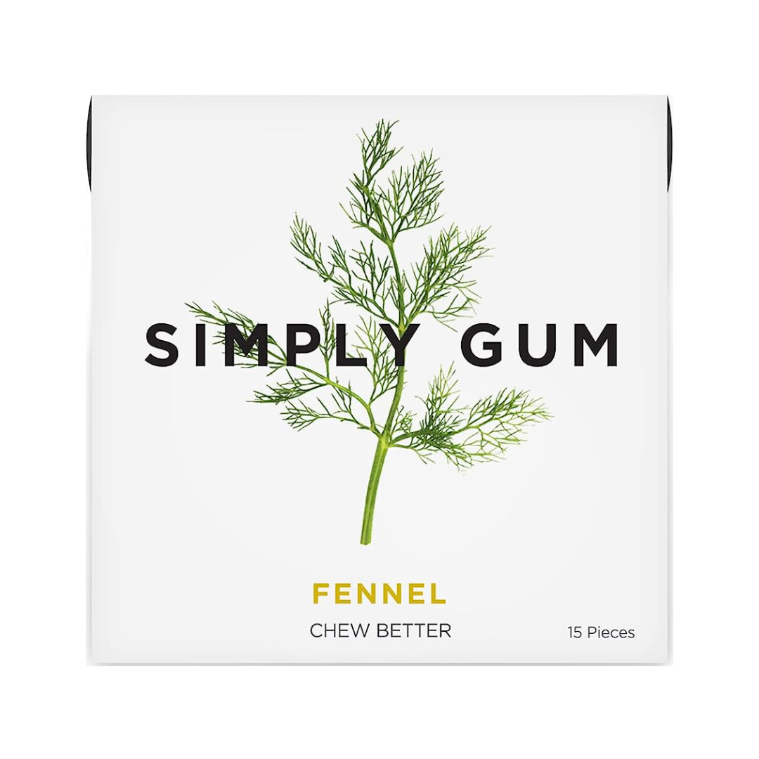 Simply Gum Fennel Natural Chewing Gum / 15ct