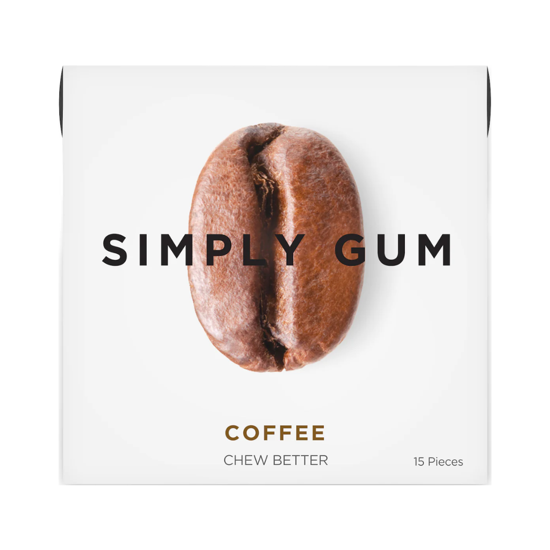Simply Gum Coffee Natural Chewing Gum / 15ct