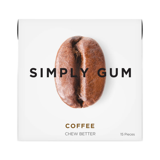 Simply Gum Gomme à mâcher naturelle au café / 15ct