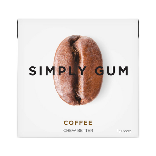 Simply Gum Coffee Natural Chewing Gum / 15ct