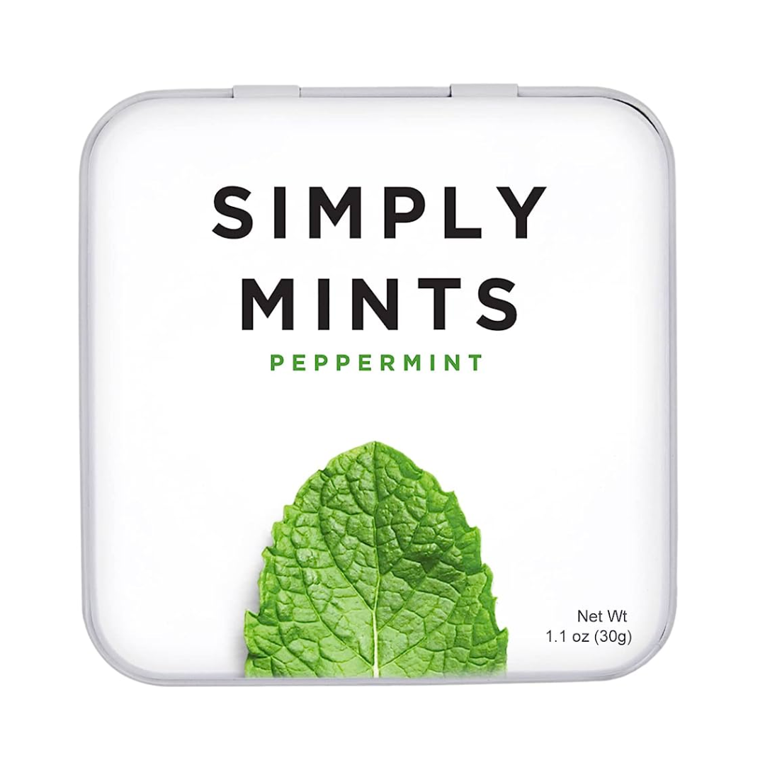 Simply Gum Peppermint Natural Mints / 30g