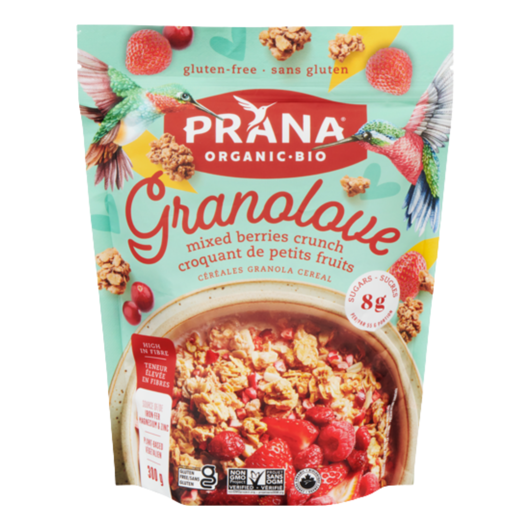 Prana Granolove Mixed Berries Crunch Granola / 300g