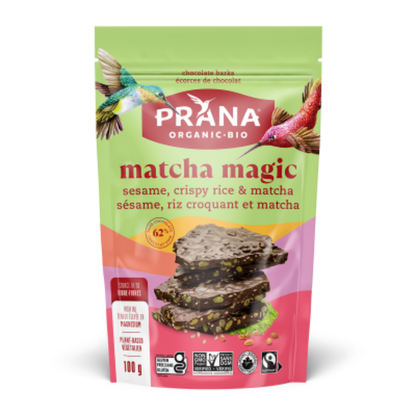 Prana Magic Écorce de chocolat noir au Matcha / 100g