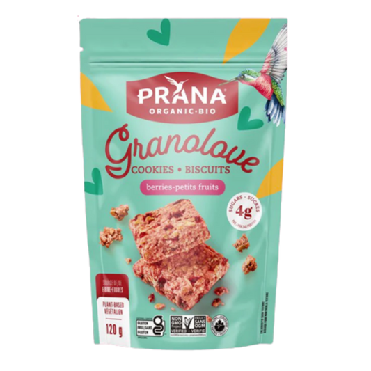 Prana Granolove Biscuits aux Baies / 120g