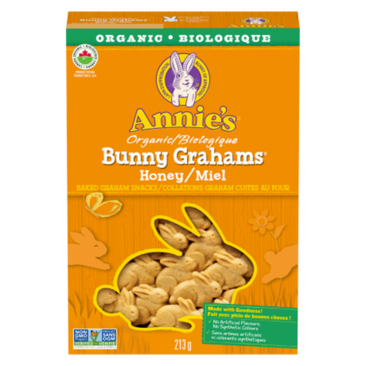 Annie's Biscuits Graham au miel en forme de lapin / 213g