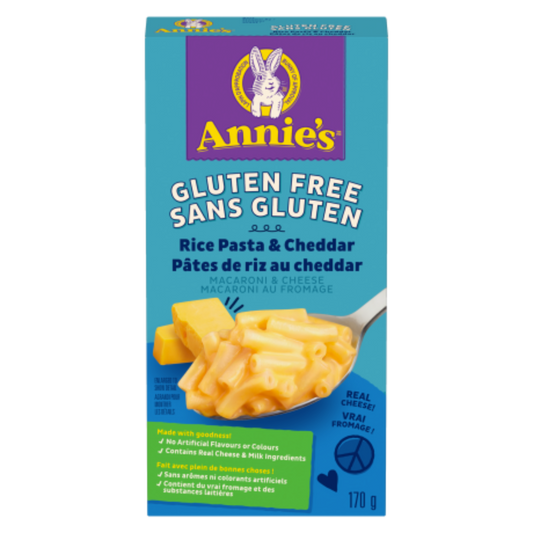 Annie's macaroni sans gluten au fromage cheddar / 170g