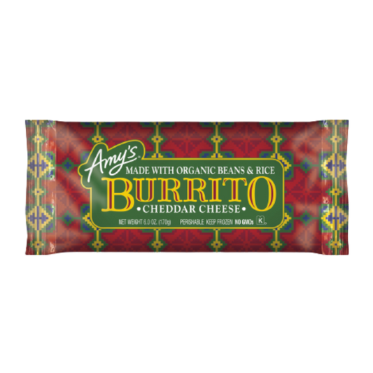 Amy's Cheddar Cheese Burrito / 170g