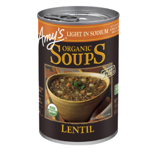 Amy's Low Sodium Lentil Soup / 398ml