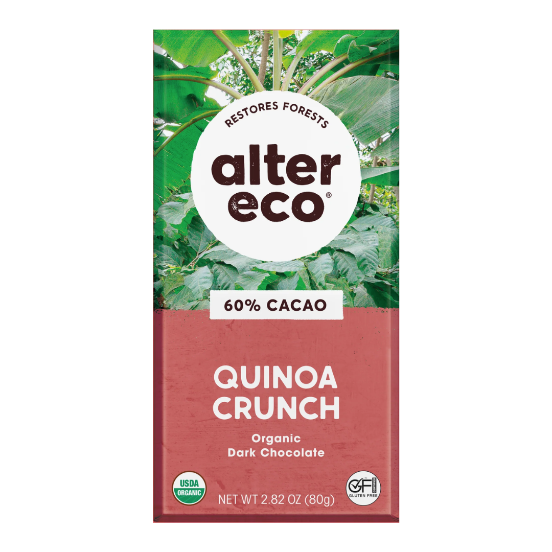Alter Eco Quinoa Crunch 60% Dark Chocolate / 80g