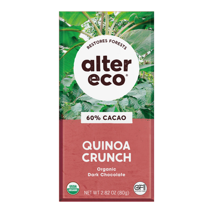 Alter Eco Quinoa Crunch 60% Dark Chocolate / 80g