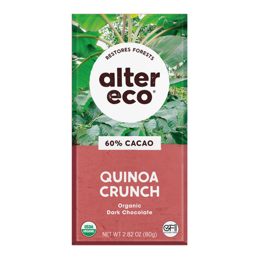 Alter Eco Chocolat Noir 60% au Quinoa Croustillant / 80g