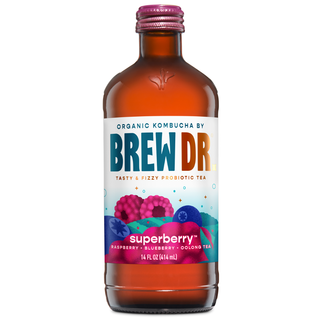 Brew Dr Superberry Kombucha / 414ml