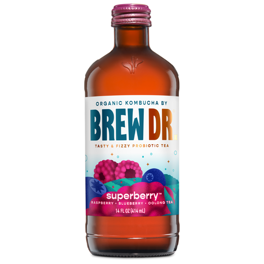 Brew Dr Superberry Kombucha / 414ml