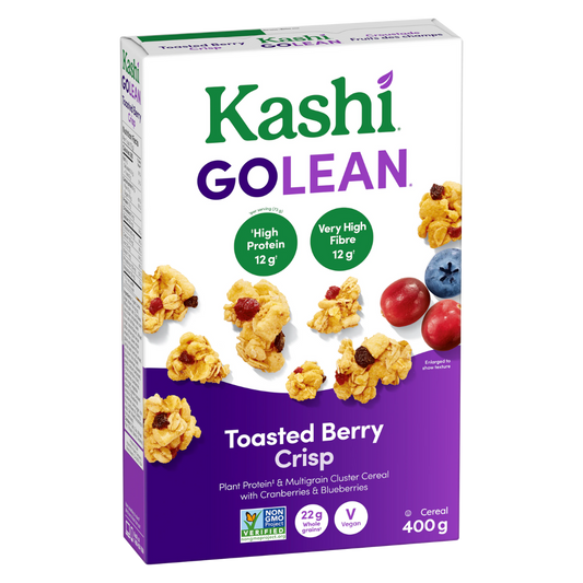 Kashi Go Lean Toasted Berry Crisp Cereal / 400g