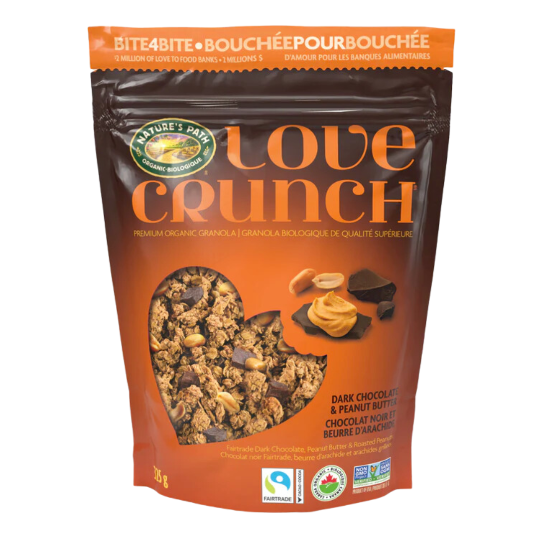 Nature's Path Love Crunch Dark Chocolate Peanut Butter Granola / 325g