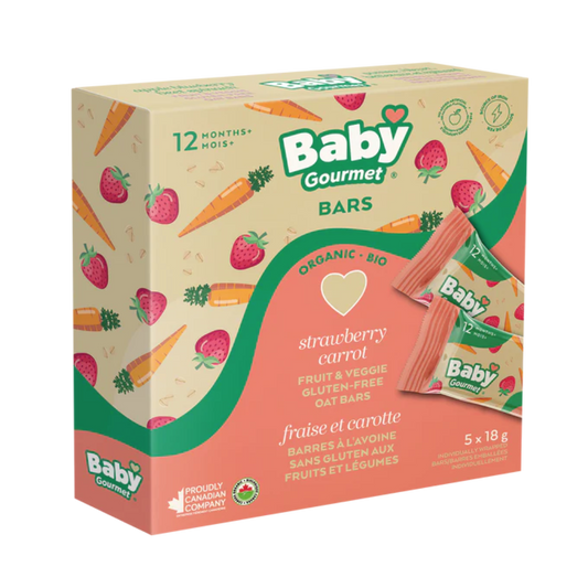 Baby Gourmet Barres Fraises Carottes / 5*18g