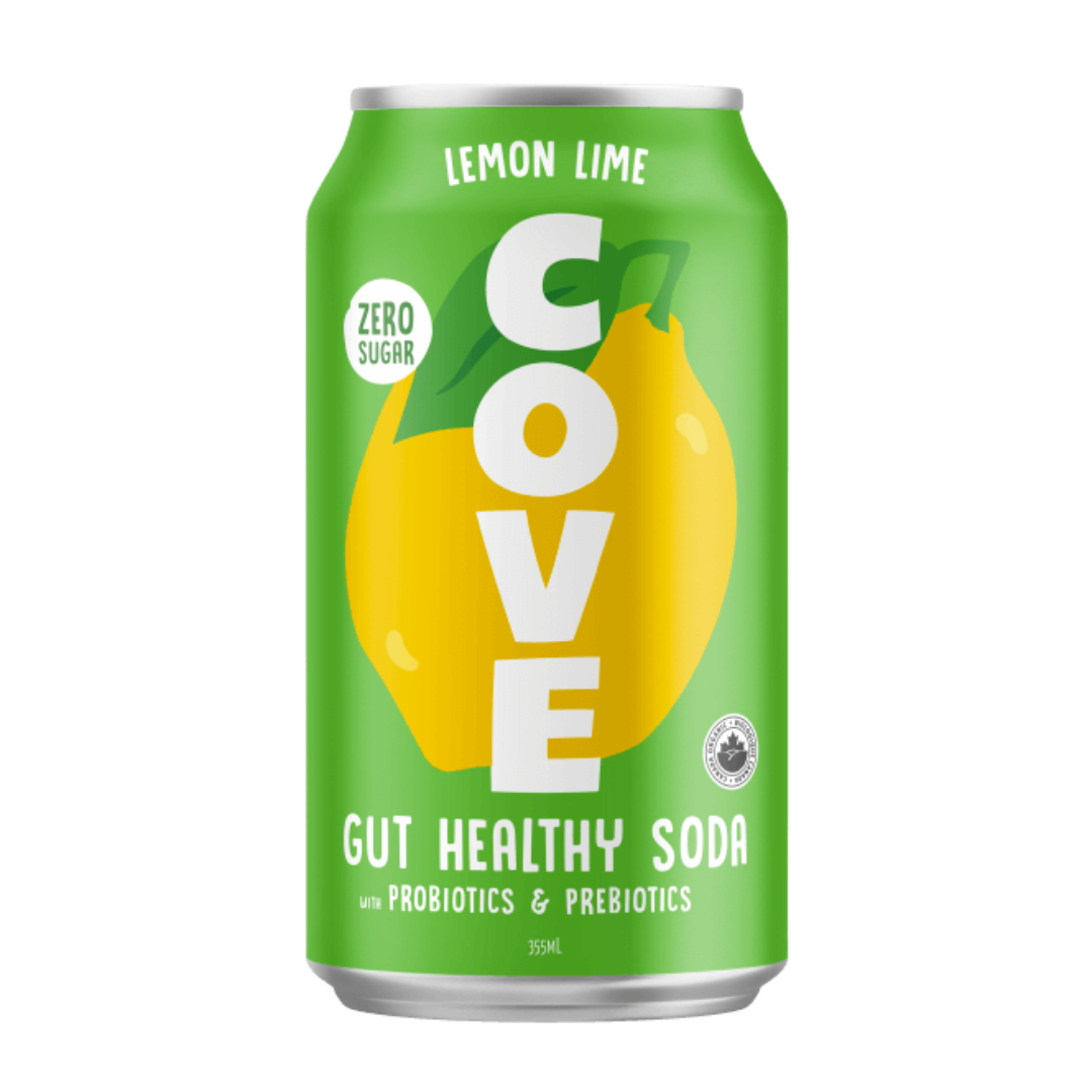 Cove Gut Healthy Lemon Lime Soda / 355ml