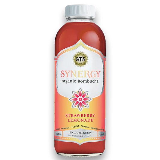 Gt's Strawberry Lemonade Kombucha / 480ml