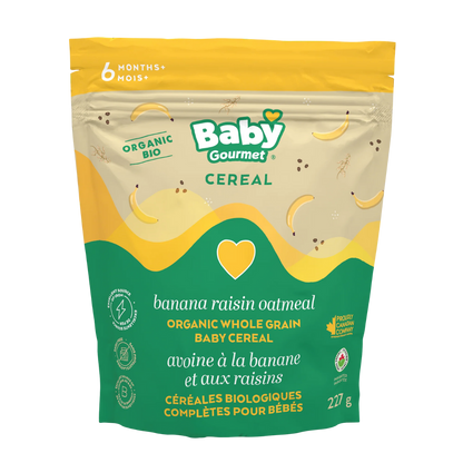 Baby Gourmet Foods Banana Raisin Oatmeal /227g