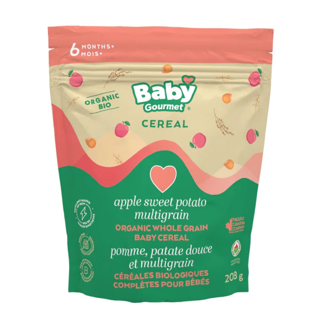 Baby Gourmet Foods Apple Sweet Potato Multigrain Cereal / 208g