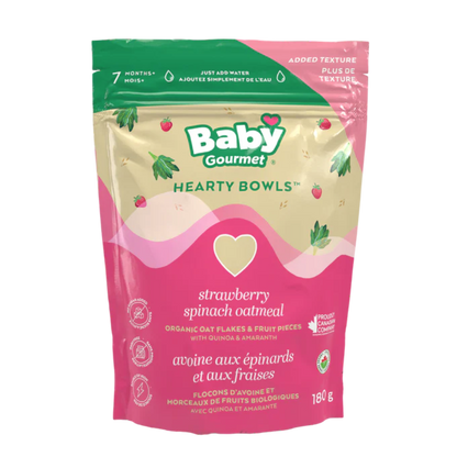 Baby Gourmet Foods Strawberry Spinach Oatmeal Bowl / 180g