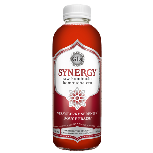 Gt's Strawberry Serenity Kombucha / 480ml