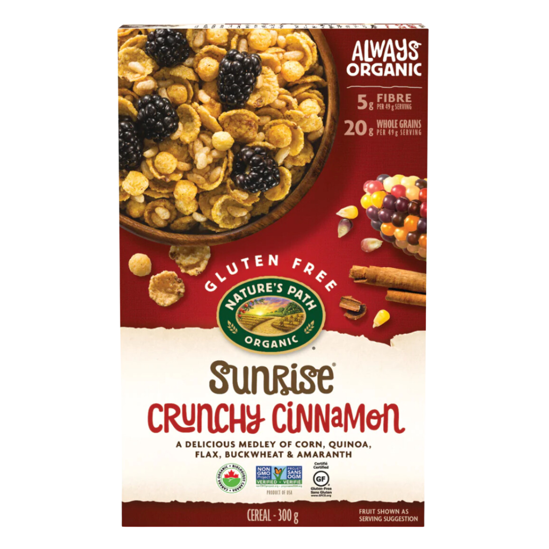 Nature's Path Sunrise Crunchy Cinnamon Cereal / 300g