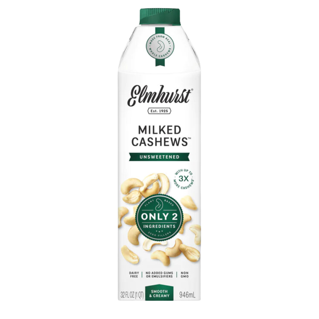 Elmhurst Lait de cajou non sucré / 946 ml