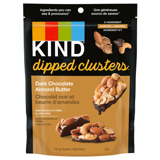 Kind Dark Chocolate Almond Butter Dipped Clusters / 113g