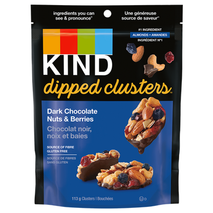 Kind Dark Chocolate Nuts & Berries Dipped Clusters / 113g