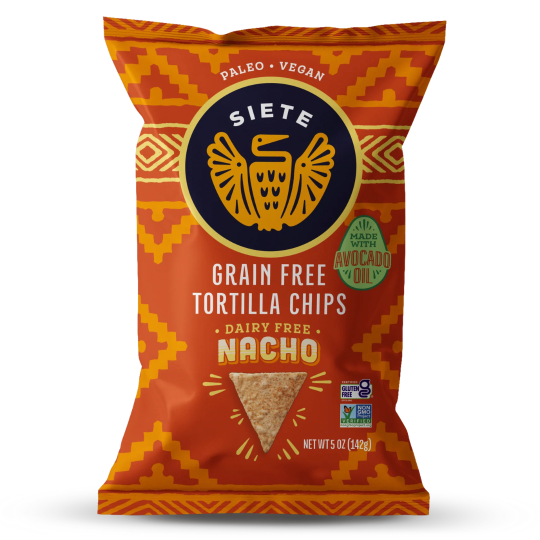 Siete Grain Free Tortilla Chips Nacho / 142g
