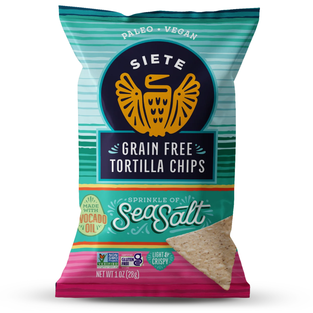 Siete Grain Free Tortilla Chips Sea Salt / 142g