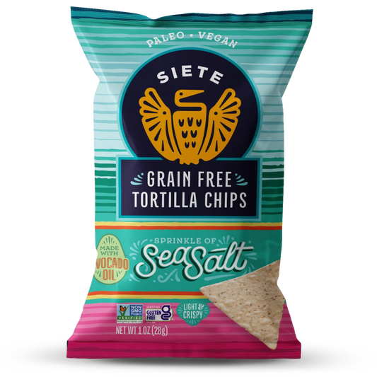 Siete Grain Free Tortilla Chips Sea Salt / 142g