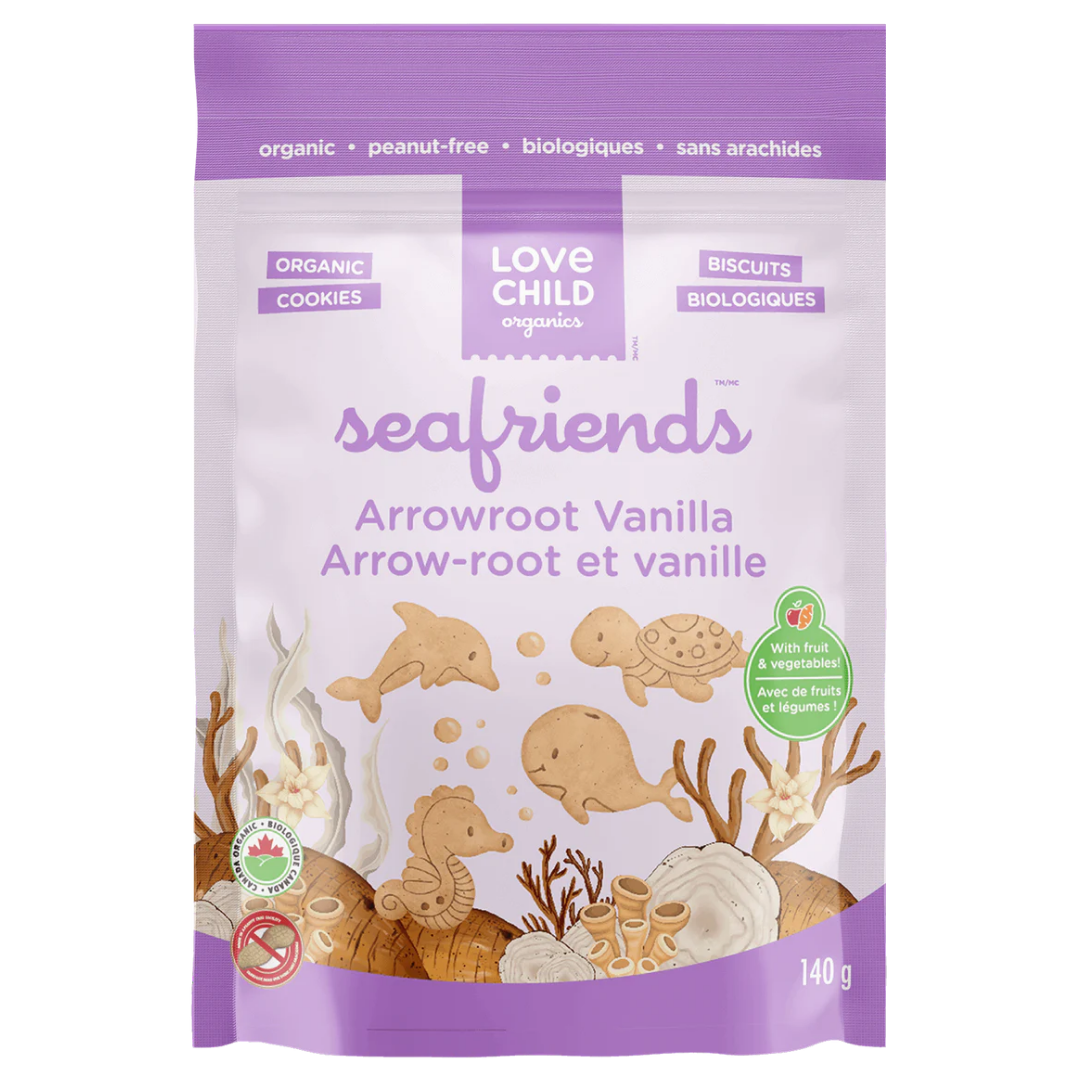 Love Child Sea Friends Arrowroot Vanilla Cookies / 140g