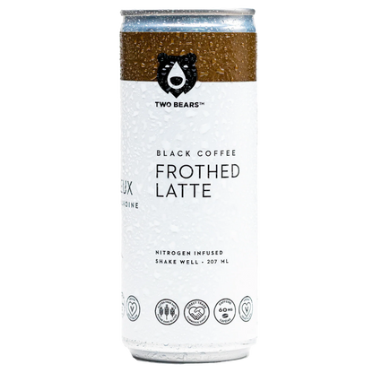 Two Bears Frothed Black Oat Latte / 207ml