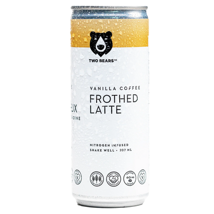 Two Bears Frothed Vanilla Oat Latte / 207ml