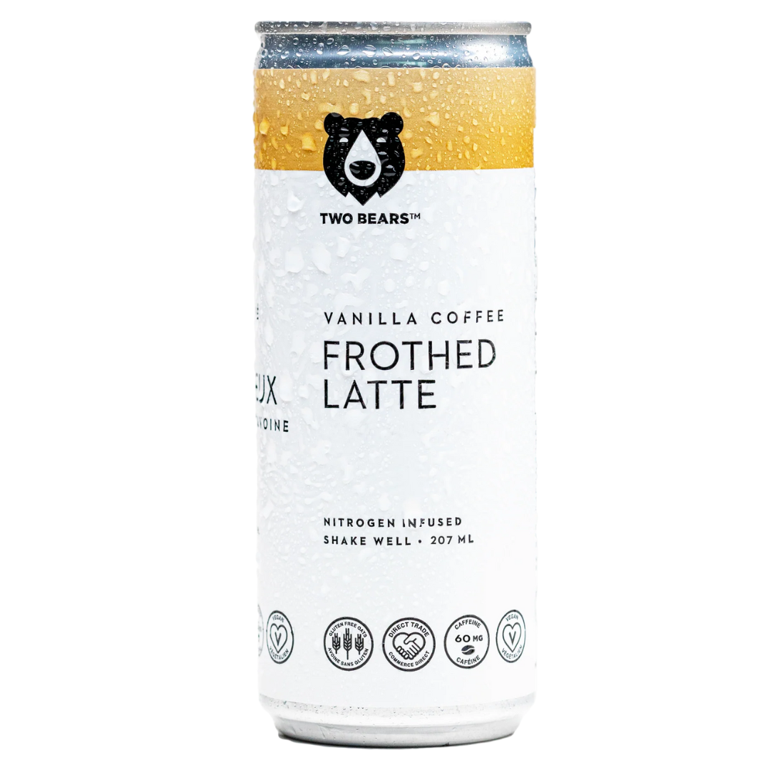 Two Bears Frothed Vanilla Oat Latte / 207ml