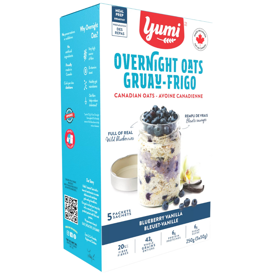 Yumi Blueberry Vanilla Overnight Oats / 250g